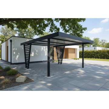 Carport V PREMIUM 4,8x5m - Wypełnienie panelami... - Garaże i wiaty - Zamość - zdjęcie 2