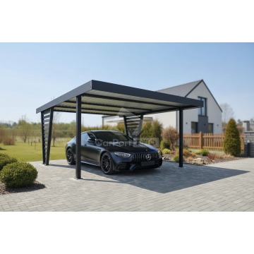 Carport V PREMIUM 5x5,5m - Wypełnienie panelami... - Garaże i wiaty - Ostróda - zdjęcie 3