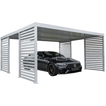Carport PREMIUM - Wiata samochodowa 5x5 - biały... - Garaże i wiaty - Łomża - zdjęcie 1