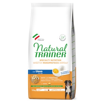 Natural Trainer Sensitive Adult Medium & Maxi z jajkiem - 2 x 12 kg