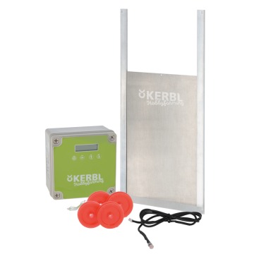 Kerbl Hobbyfarming automatyczne drzwi przesuwne do kurnika - Szer. x wys.: 40 x 43 cm
