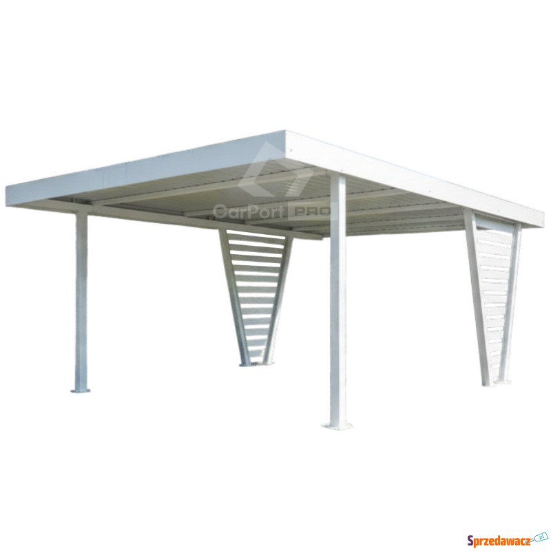 Carport V PREMIUM 4x4,8m - Wypełnienie panelami... - Garaże i wiaty - Kalisz