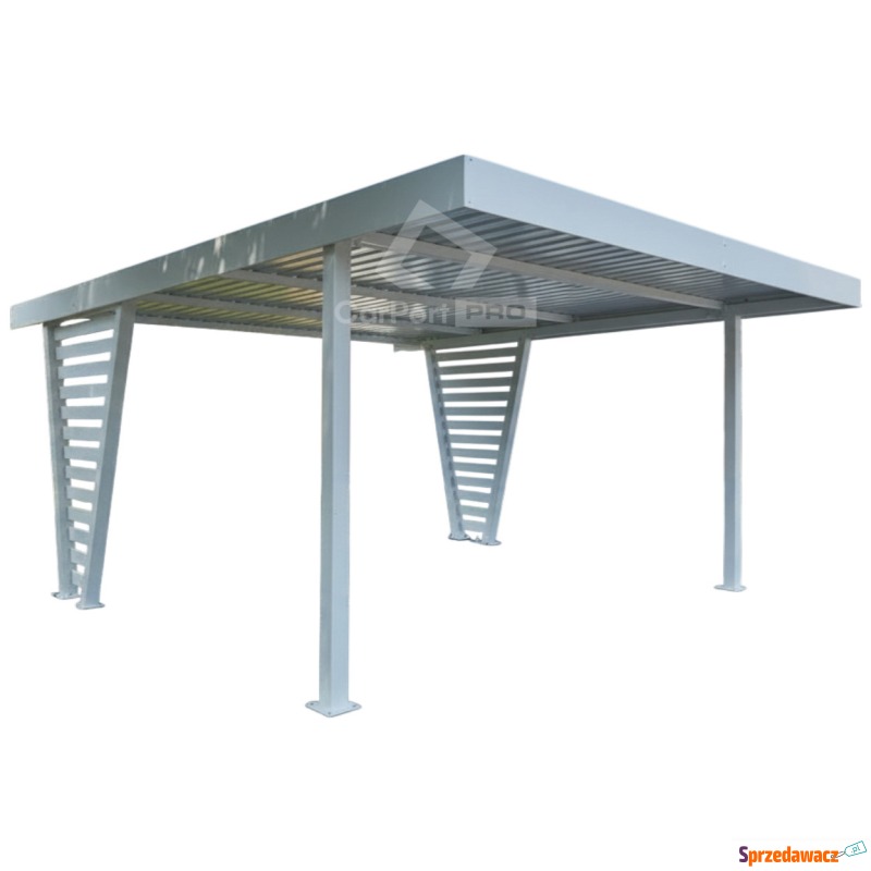 Carport V PREMIUM 4,8x5m Wypełnienie panelami... - Garaże i wiaty - Mrągowo