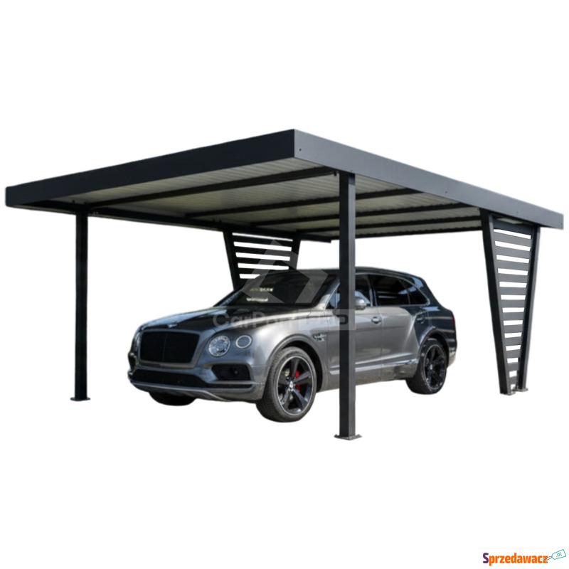 Carport V PREMIUM 4,3x5m - Wypełnienie panelami... - Garaże i wiaty - Ełk