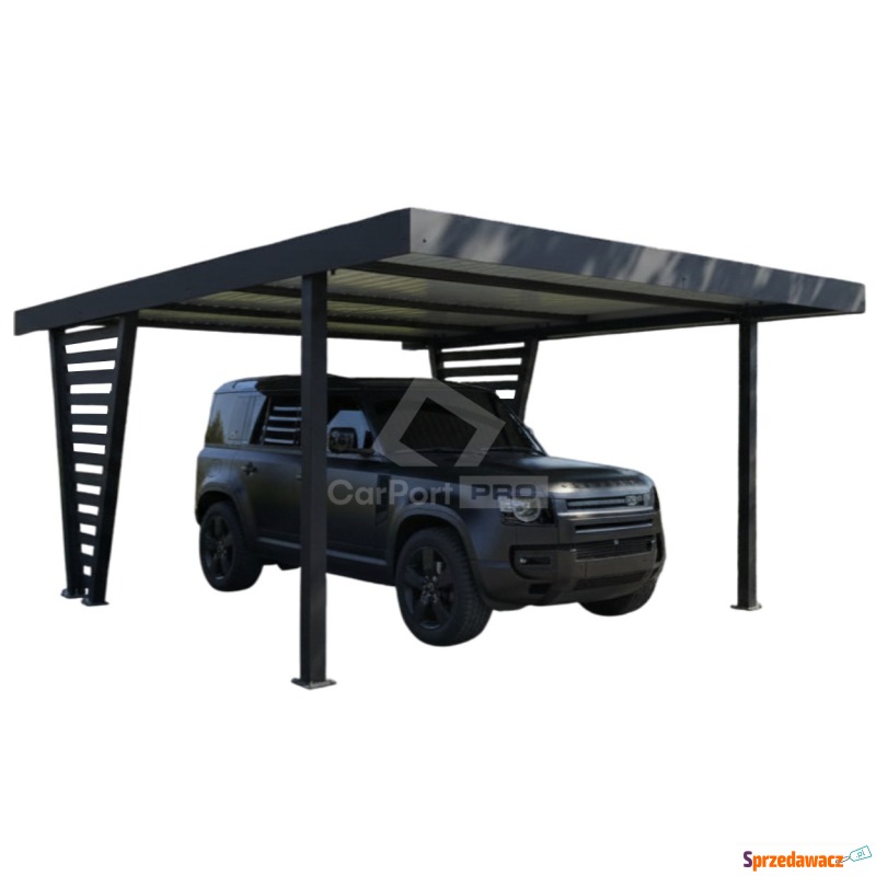 Carport V PREMIUM 4,5x4,5m - Wypełnienie panelami... - Garaże i wiaty - Giżycko