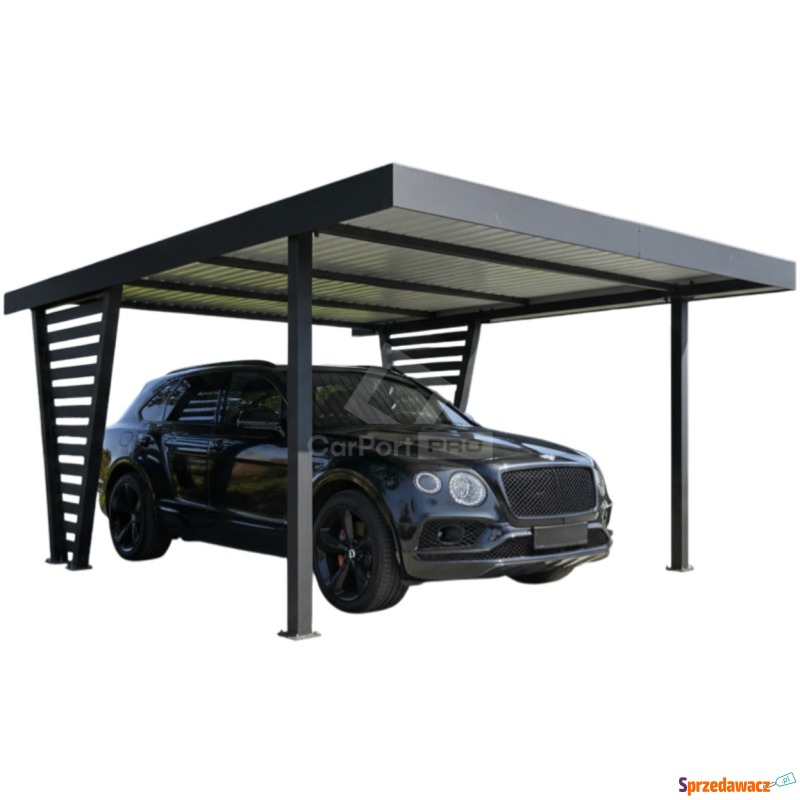 Carport V PREMIUM 4x4,7m - Wypełnienie panelami... - Garaże i wiaty - Kętrzyn
