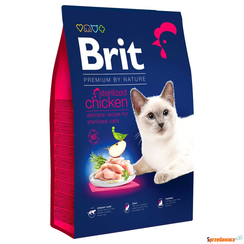Brit Premium by Nature Cat Sterilised, kurczak... - Karmy dla kotów - Kielce