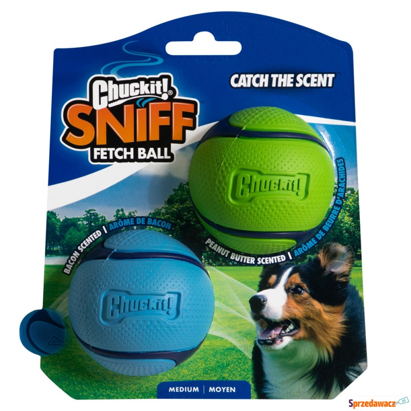 Chuckit! Sniff Fetch Ball Duo Pack - Rozmiar M:... - Zabawki dla psów - Chrzanów