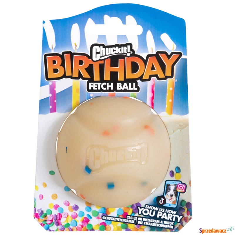 Chuckit! Birthday Fetch Ball - Ø 6,5 cm - Zabawki dla psów - Katowice