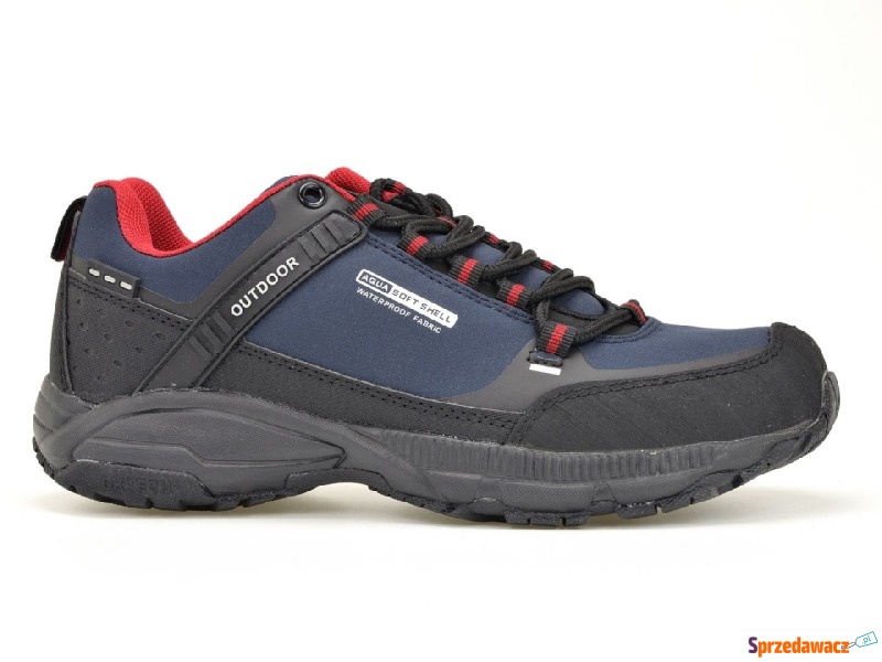 SoftShell  DK 1096 granatowe czerwone - Buty górskie, trekkingowe - Kielce