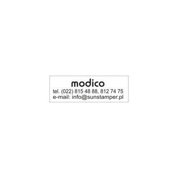 Pieczątka MODICO 2 zielona - Pieczątki i datowniki - Łódź - zdjęcie 4