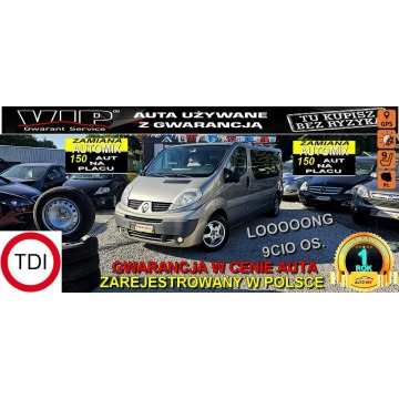 Renault Trafic - -SPRZEDANY- Lift ,L2H1,LONG!SalonPL,Klima,9-os.GWARANCJA-Automi-x.pl