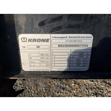 Krone sd - sd Poleasingowe.pl BZ - Naczepy ciężarowe - Komorniki - zdjęcie 10