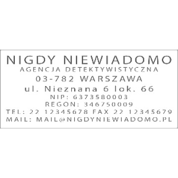 Pieczątka NOMO 5 1/2 różowa - Pieczątki i datowniki - Łódź - zdjęcie 2