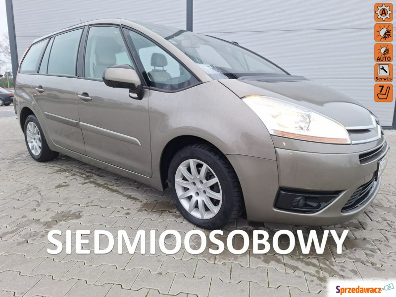 Citroen C4 Grand Picasso  Minivan/Van 2007,  1.6 diesel, automat - Na sprzedaż za 13 900 zł - Stargard