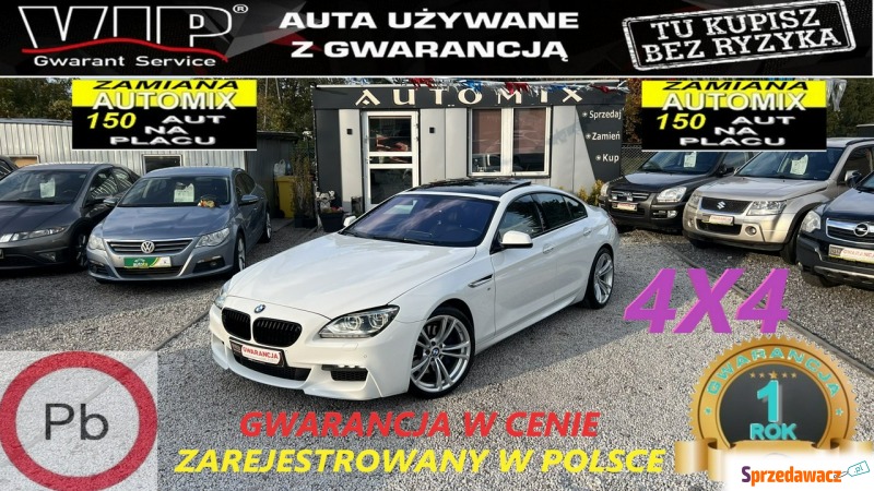 BMW Seria 6  Coupe/Sportowy 2014,  3.0 benzyna, automat - Na sprzedaż za 99 900 zł - Świdnica