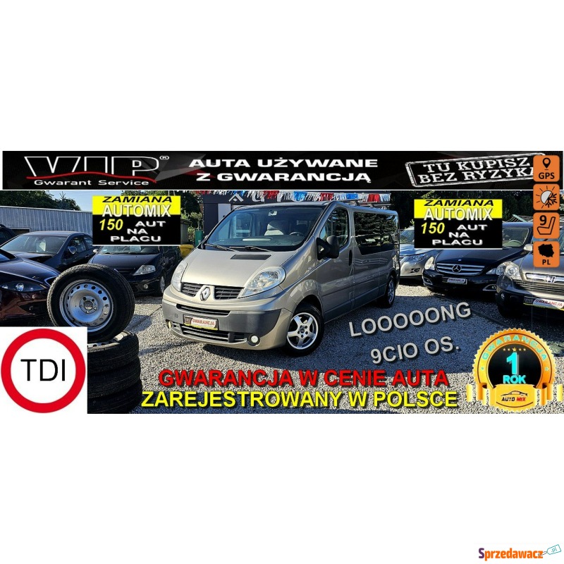 Renault Trafic  Minivan/Van 2008,  2.0 diesel - Na sprzedaż za 33 900 zł - Świdnica