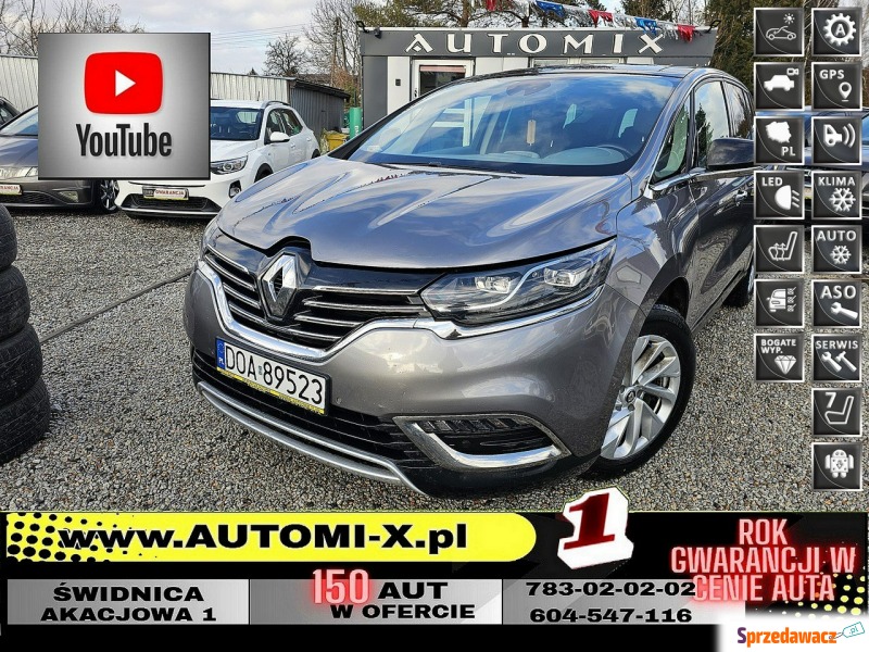 Renault Espace  Minivan/Van 2015,  1.6 diesel, automat - Na sprzedaż za 43 900 zł - Świdnica