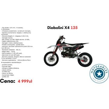 Cross Diabolini X4 125 Transport Raty Fvat Ro... - Motocykle crossowe - Bicz - zdjęcie 9
