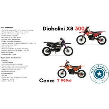 Cross Diabolini X8 300 Transport Raty Fvat Ro... - Motocykle crossowe - Bicz - zdjęcie 6