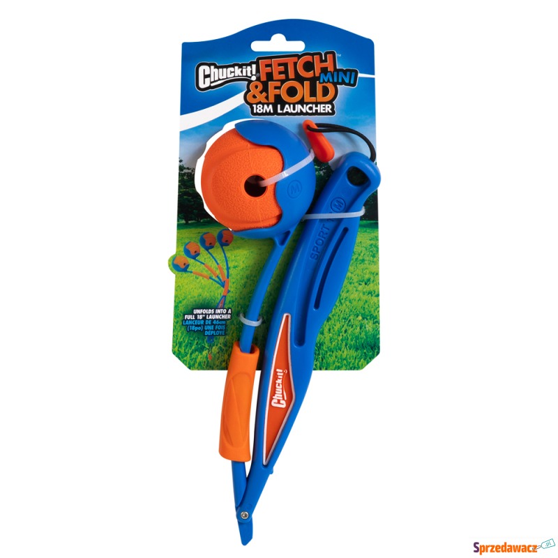 Chuckit! Fetch & Fold Mini Ball Launcher - 18M:... - Zabawki dla psów - Radom