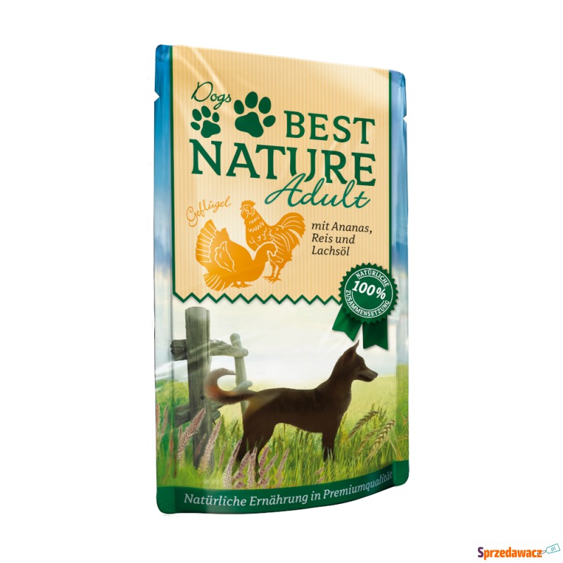 Best Nature Adult Dog, 12 x 150 g - Drób i ananas - Karmy dla psów - Grudziądz