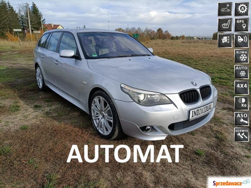 BMW Seria 5  Kombi 2007,  3.0 diesel, automat - Na sprzedaż za 34 900 zł - Stargard