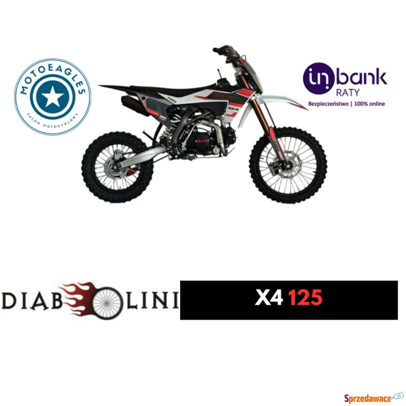 Cross Diabolini X4 125 Transport Raty Fvat Ro... - Motocykle crossowe - Bicz