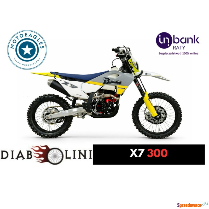 Cross Diabolini X7 300 Transport Raty Fvat Ro... - Motocykle crossowe - Bicz