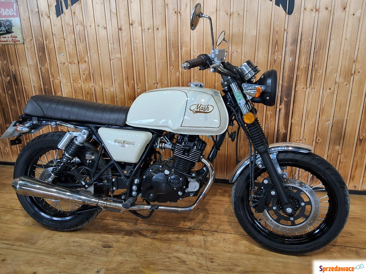 Przepiękny MASH 125 Brown edition...