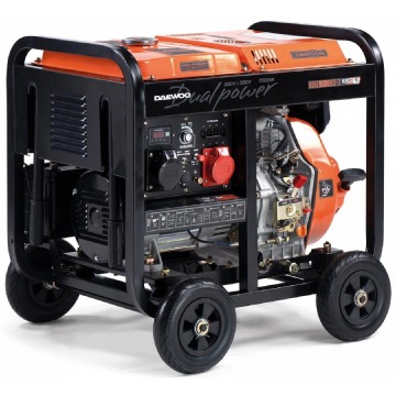 DAEWOO DDAE 9000DXE-3 DIESEL AGREGAT GENERATOR PRĄDOTWÓRCZY 1x16A 380V 1x32A 230V AVR MOC 12KM - OFI