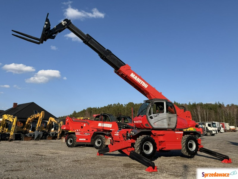 Manitou MRT 2150 + ROTO Ładowarka Teleskopowa... - Pojazdy specjalistyczne - Widełki