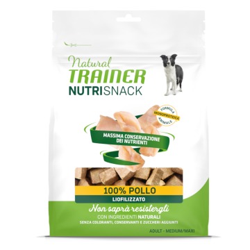 Natural Trainer Nutri Snack Adult, liofilizowane kawałki, 6 x 50 g - Kurczak
