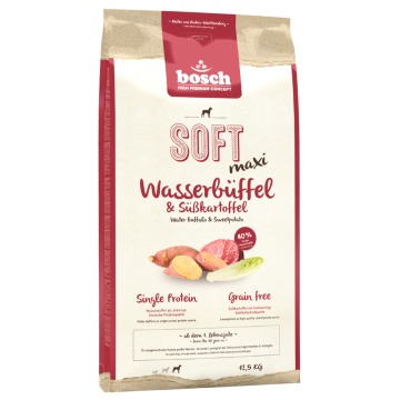bosch HPC Soft Maxi, bawół wodny i słodki ziemniak - 12,5 kg