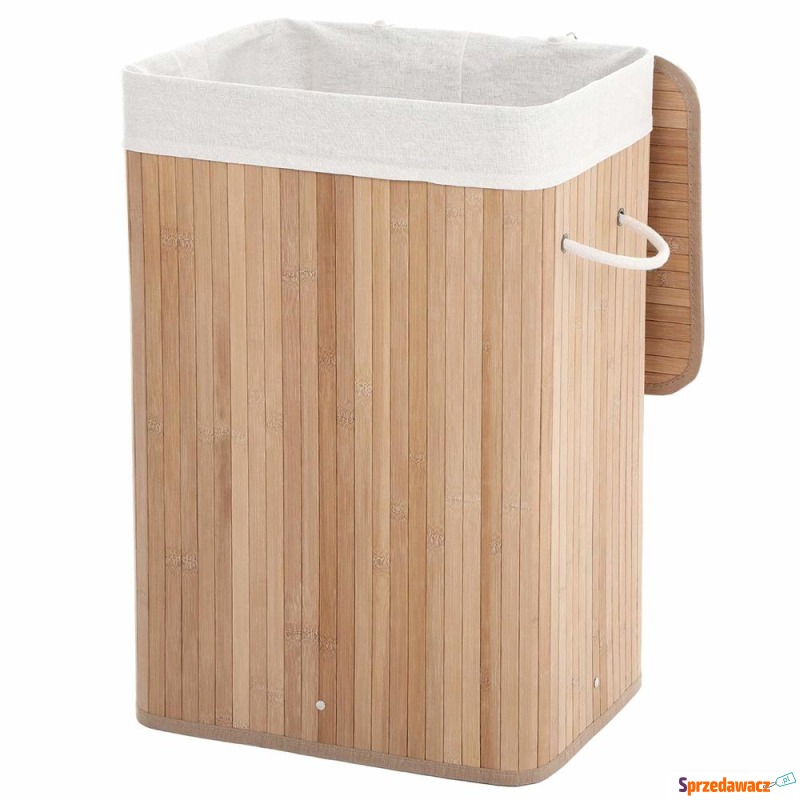 SELSEY Kosz na pranie Naturalel 75l - Genesis - Kosze na pranie - Chorzów