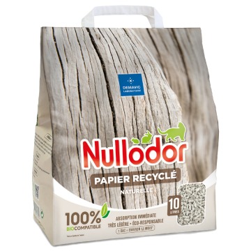 Nullodor Żwirek dla kota z makulatury - 2 x 10 L
