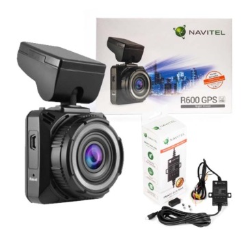 ZESTAW KAMERA SAMOCHDOWA WIDEOREJESTRATOR  NAVITEL R600 GPS Full HD + SMARTBOX