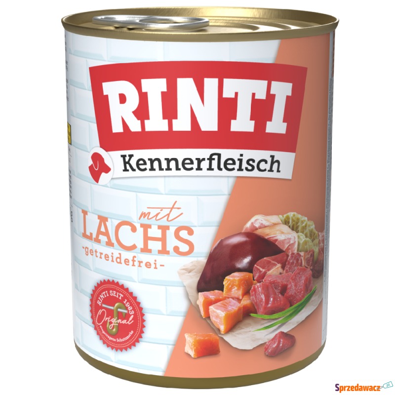 RINTI Kennerfleisch, 6 x 800 g - Łosoś - Karmy dla psów - Białystok