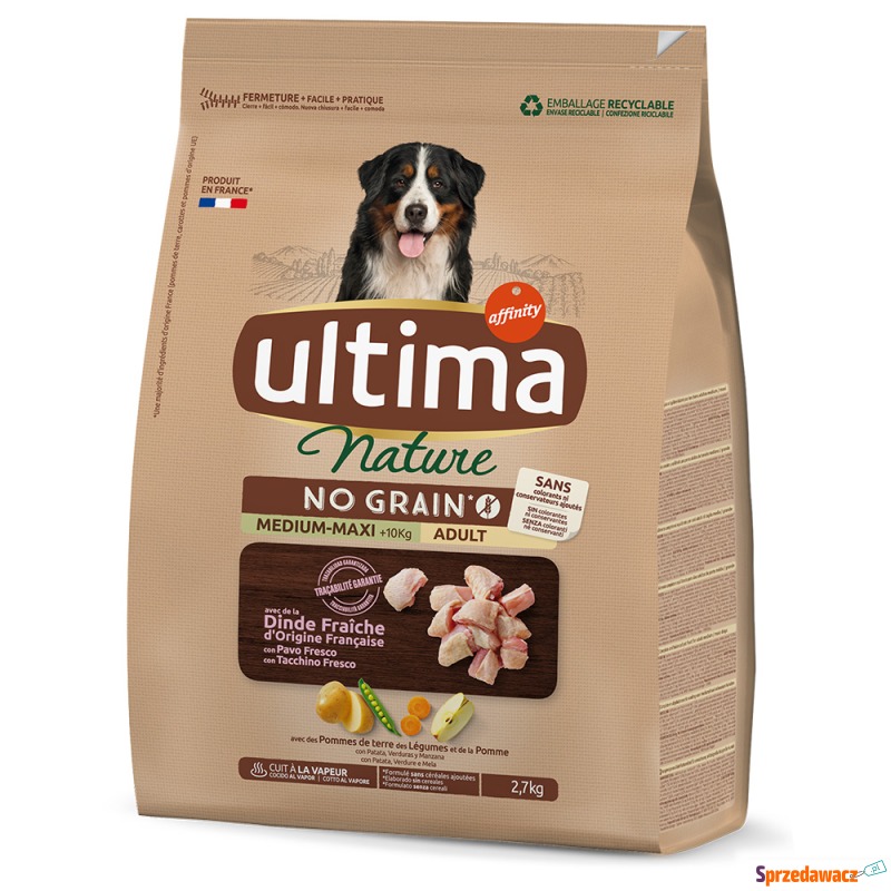 Ultima Nature No Grain Medium / Maxi, indyk -... - Karmy dla psów - Bytom