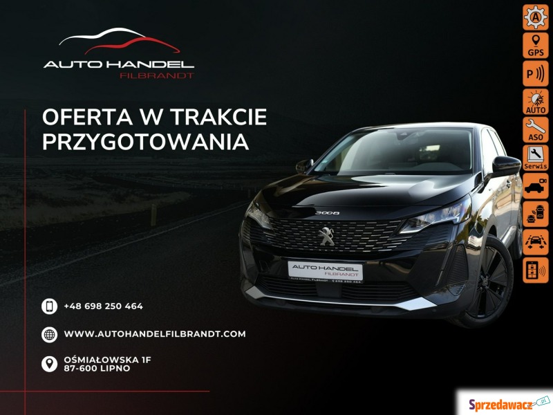 Peugeot 3008  Minivan/Van 2017,  1.2 benzyna, automat - Na sprzedaż za 49 900 zł - Lipno