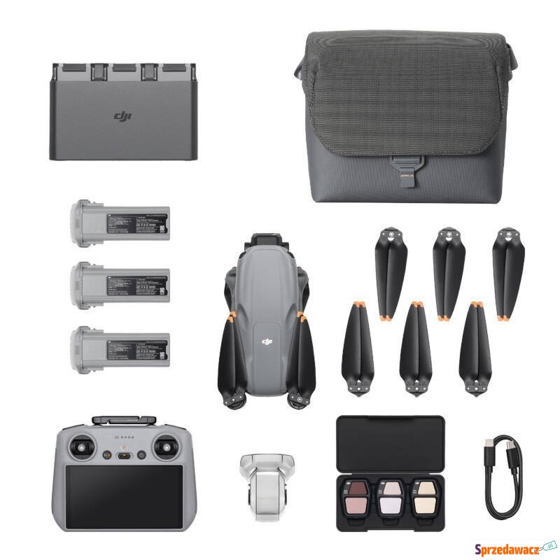 Dron DJI Air 3S Fly More Combo (DJI RC 2) - Drony - Kędzierzyn-Koźle