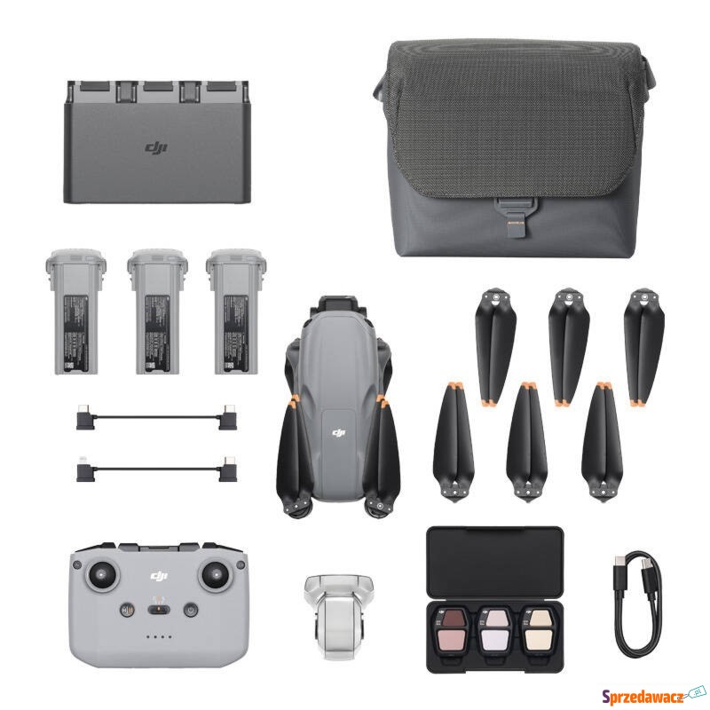 Dron DJI Air 3S Fly More Combo (DJI RC-N3) - Drony - Wrocław