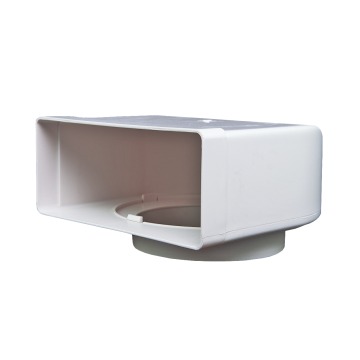 Kolanko płaskie poziome łącznikowe Domus 204x60 mm kod 640
