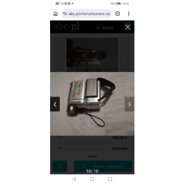 Mini kamerka cyfrowa SONY - Aparaty cyfrowe - Warszawa - zdjęcie 3