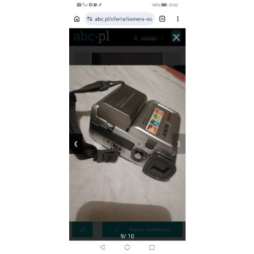 Mini kamerka cyfrowa SONY - Aparaty cyfrowe - Warszawa - zdjęcie 2