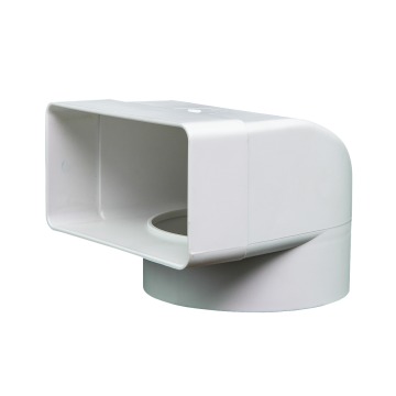 Kolanko płaskie poziome łącznikowe Domus 204x60 mm kod 440