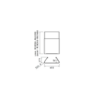 Komin długi ELICA KIT0010439