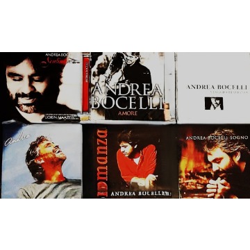 Polecam Znakomity Zestaw 5 Albumów CD Andrea Bocelli