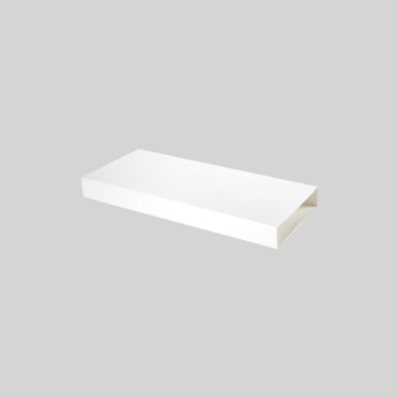 Rura prostokątna 218x55x500 mm cm KIT0121012