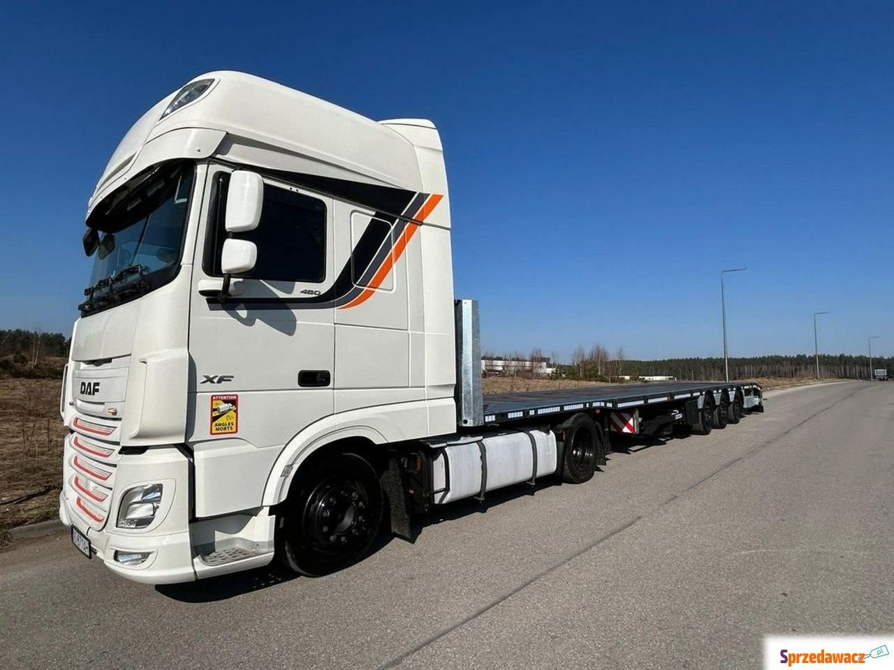 DAF XF 480 FT - Zestaw z platformą...